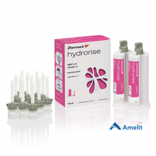 Відбиткова маса Hydrorise light body normal, низька в'язкість (Zhermack), 2 * 50 мл + 12 насадок